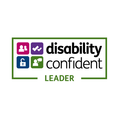 Disability confident leader logo