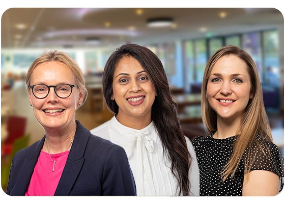 Image of three women smiling