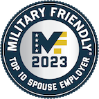 Graphic - Award - Ascension - Military Friendly - Ascension - 2022-2023 Top 10 Spouse Employer