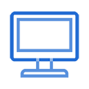 Icon - Ascension - Continuing Education - Illustration outline of a computer screen