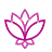 Icon - Ascension - Culture and Well-Being - Illustration outline of a lotus flower