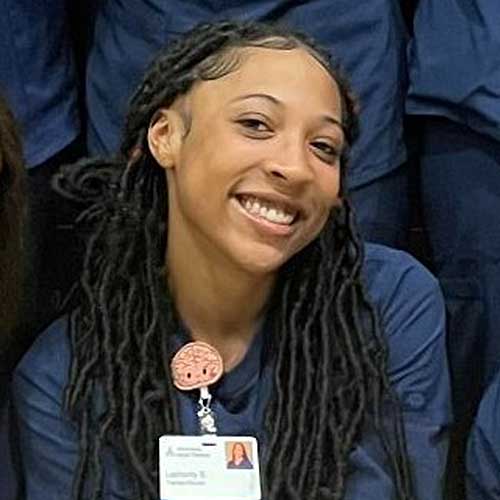 Testimonial Tile - Ascension - Students and Graduates - Photo of Lashonty, Certified Nursing Assistant, Early Program Graduate