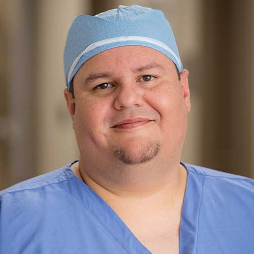 Testimonial tile - Ascension Surgical Services - Photo of AJ, Operating Room Nurse, RN