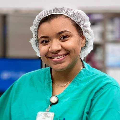 Testimonial tile - Ascension Surgical Services - Photo of Daezia, Certified Surgical Technologist