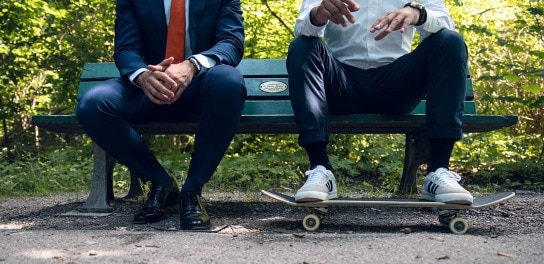 Hanging before a skating session