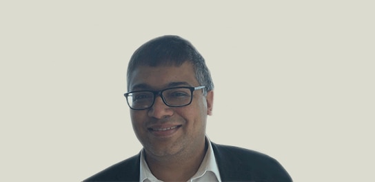 Head shot of Kartik