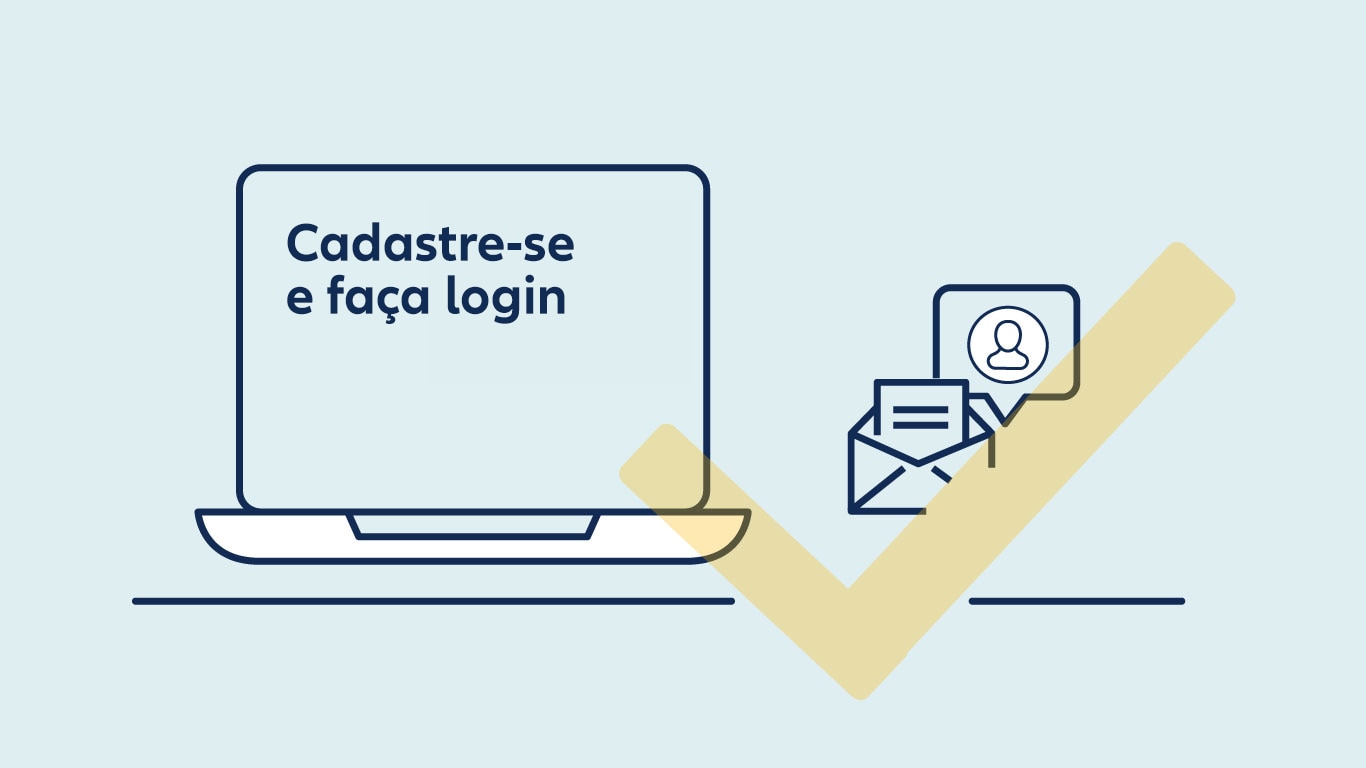 Cadastre-se e faça login