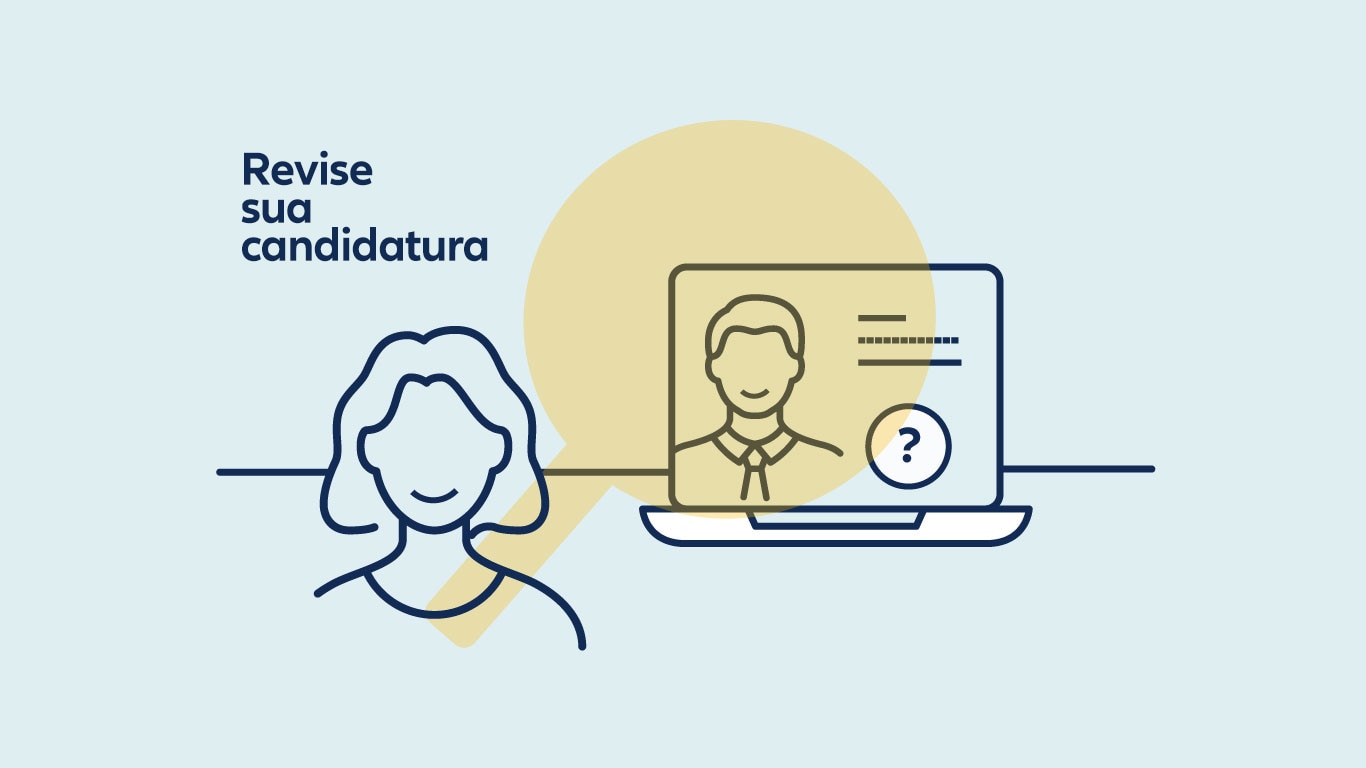 Revise sua candidatura