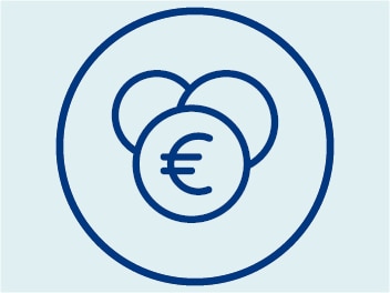 Geld und Münzen