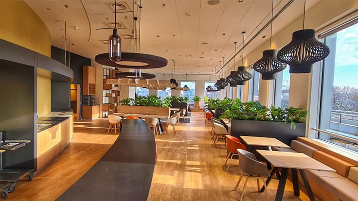 Intérieur de bureau moderne.