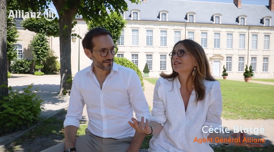 Cécile avec sa collègue