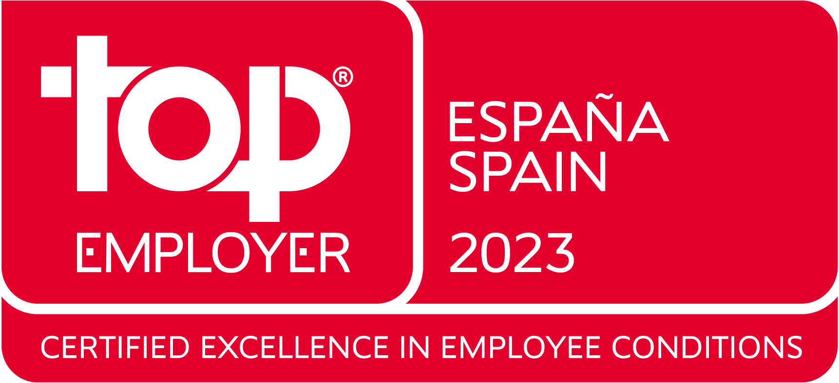 Logotipo de un empleador destacado reconocido por su excelencia en el trabajo
