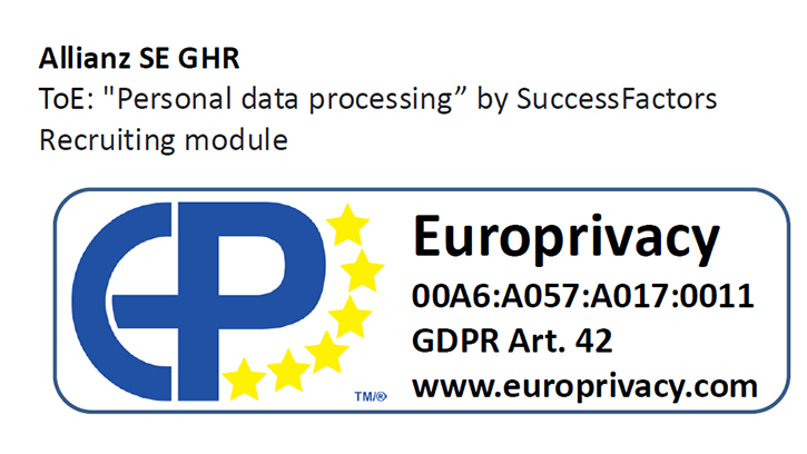 Europrivacy certification