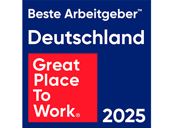 Logo Great Place To Work 2025 für Deutschland