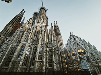 Sagrada Família basilica in Barcelona, Spain