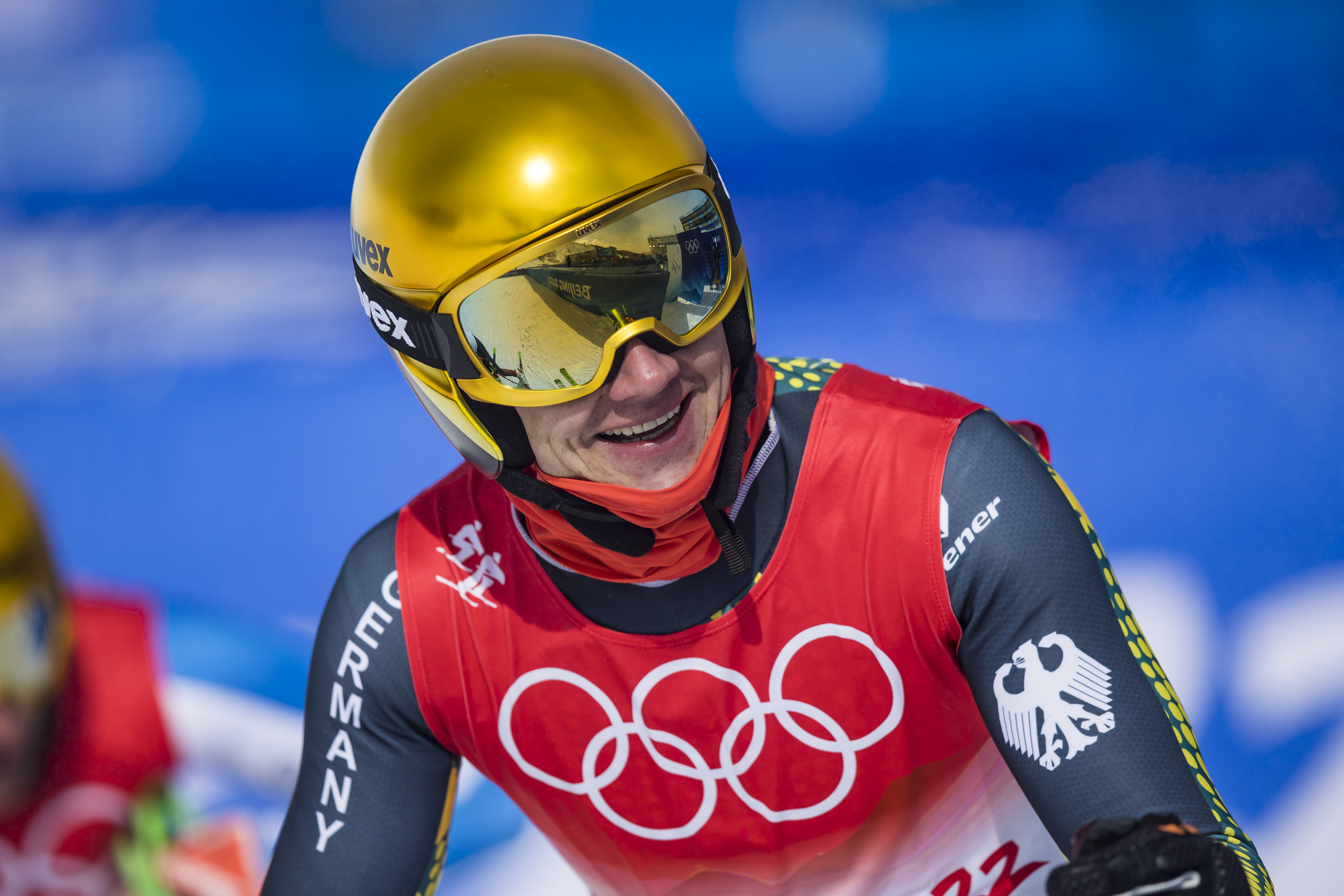 Nahaufnahme Skicrosser Daniel Bohnacker