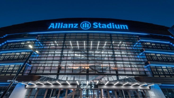 Wide view of Allianz Stadium