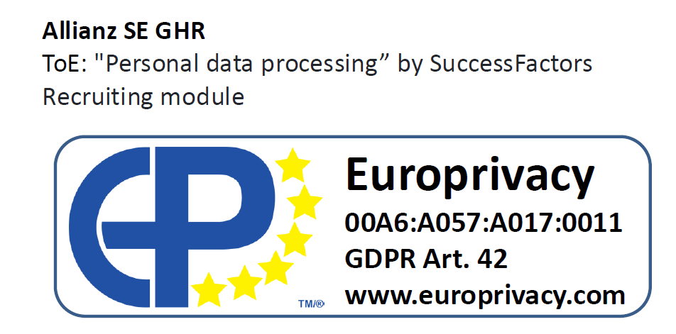 Europrivacy badge