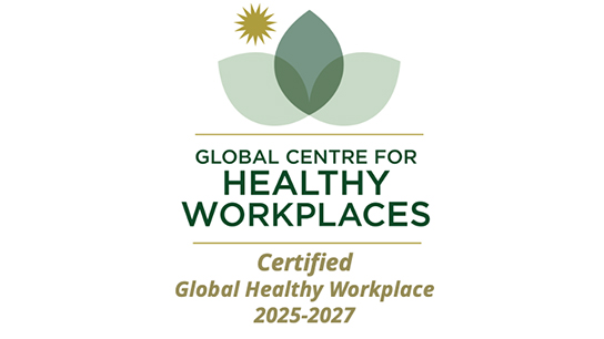 Global Healthy Workplace Centre badge