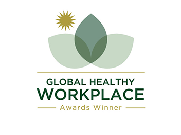 Global Healthy workplace awards winner badge