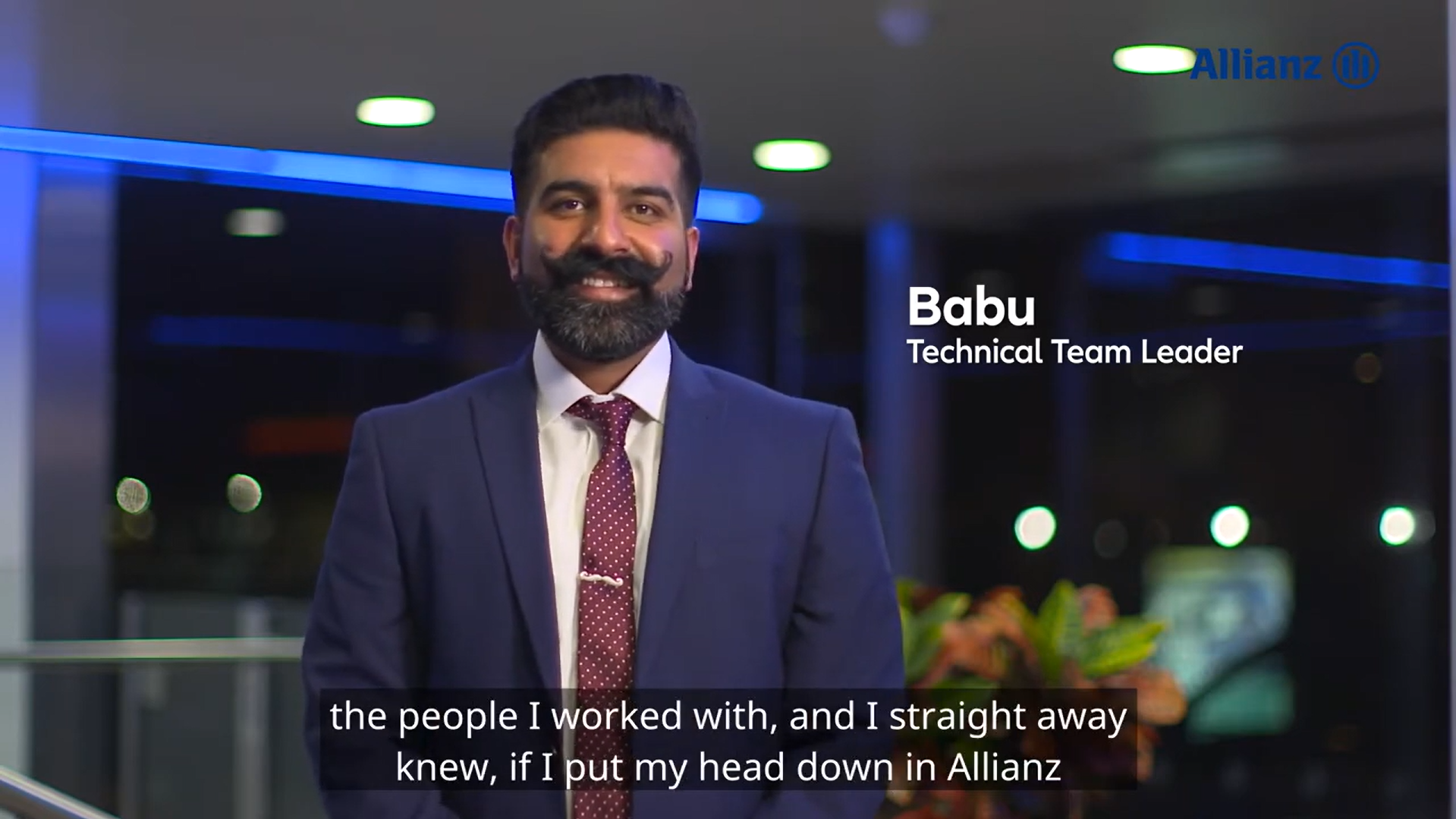 Head shot of Babu with text "Babu, Technical Team Leader"
