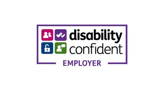 Logo of disability confident employer
