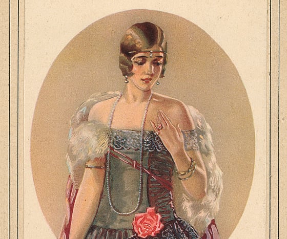 old advertisement for jewellery insurance in the year 1927