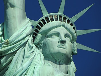 Statue of Liberty in New York City, USA