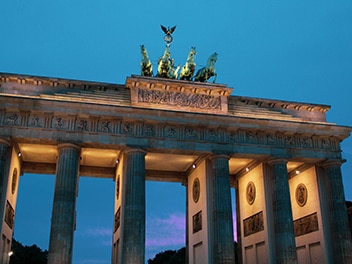 Brandenburg Gate in Berlin, Germany