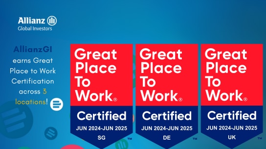 Great place to work logo of three branches - Singapore, Germany and UK
