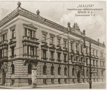 headquarters of allianz in berlin (1897)