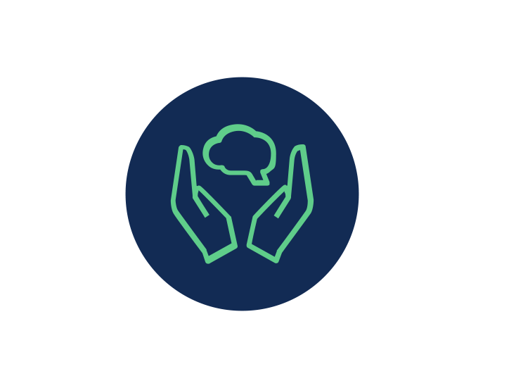 Mental support icon