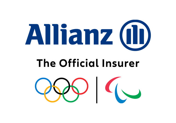 Logo representing Allianz partnership with Olympic and Paralympic games