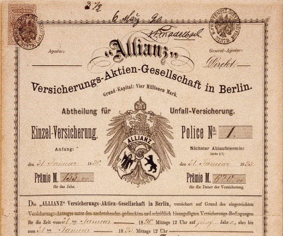 the-first-insurance-policy-of-allianz