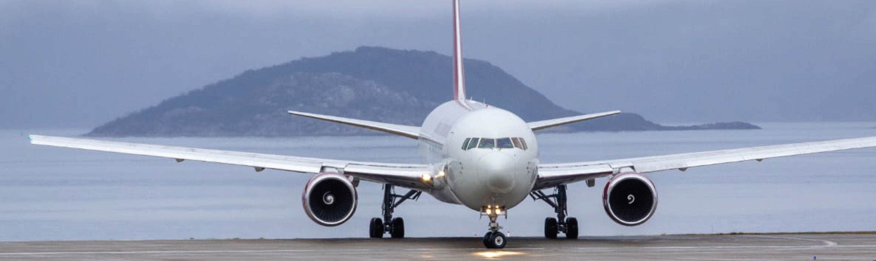 Aircraft on runway