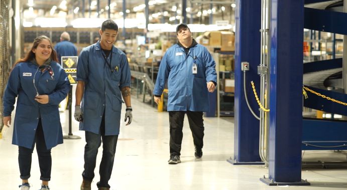 warehouse workers