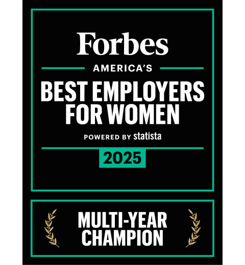 Forbes Best Employers for Women Award
