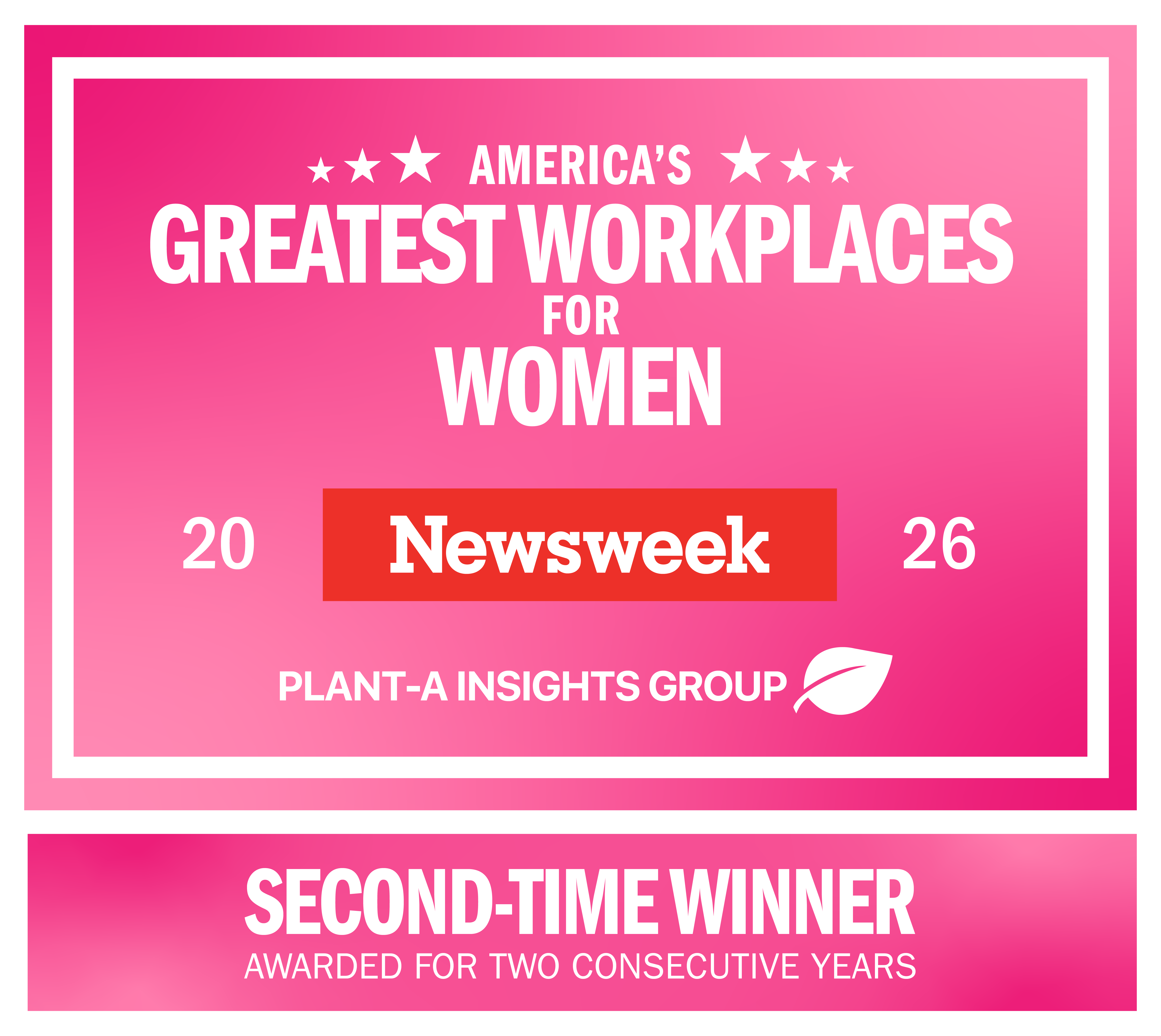 plant-a-insights-group-newsweeks-americas-greatest-workplaces-for-women-second-time-winner-2026