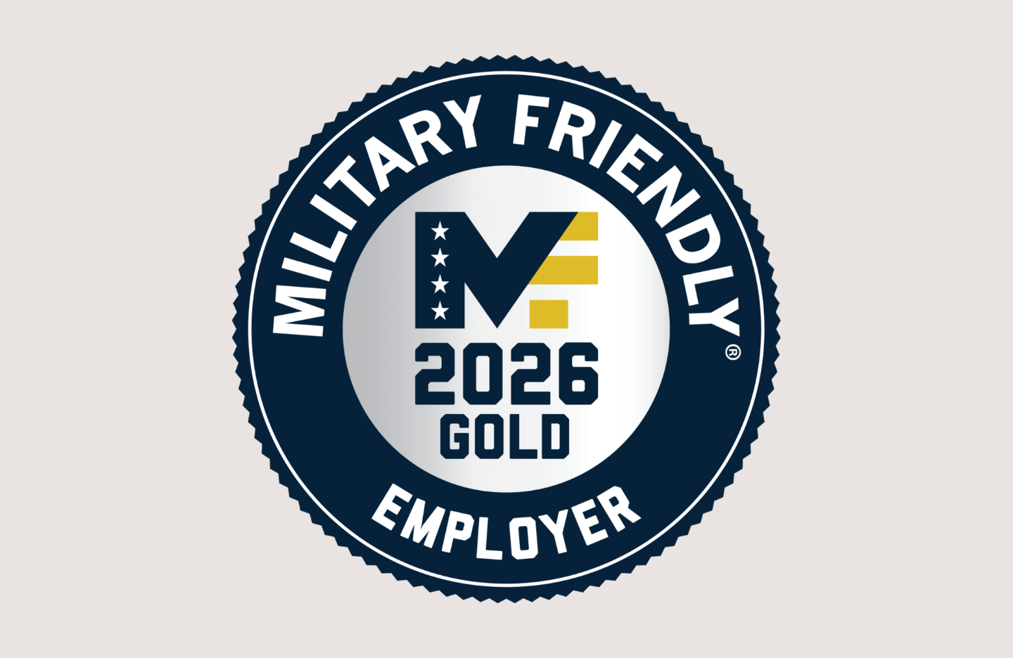 Military Friendly Employer 2026 Gold logo