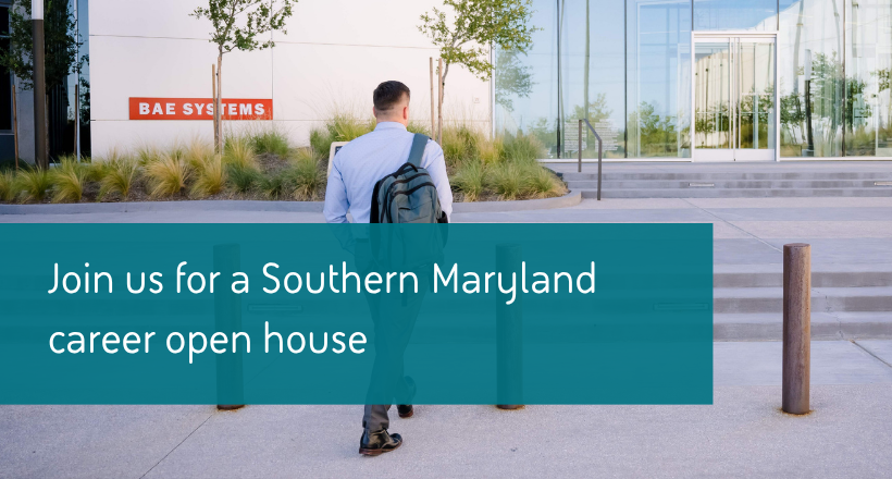 Join BAE Systems for an intelligence and security career open house on May 14.