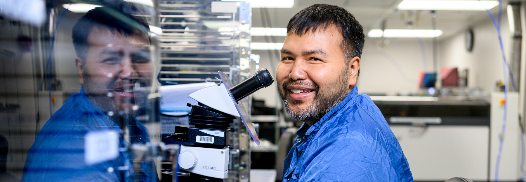 Electronic technician works in a BAE Systems manufacturing facility.