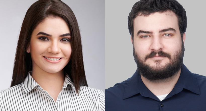 Two BAE Systems engineers, Maria and Alex. Both are participants in BAE Systems empower innovation program.