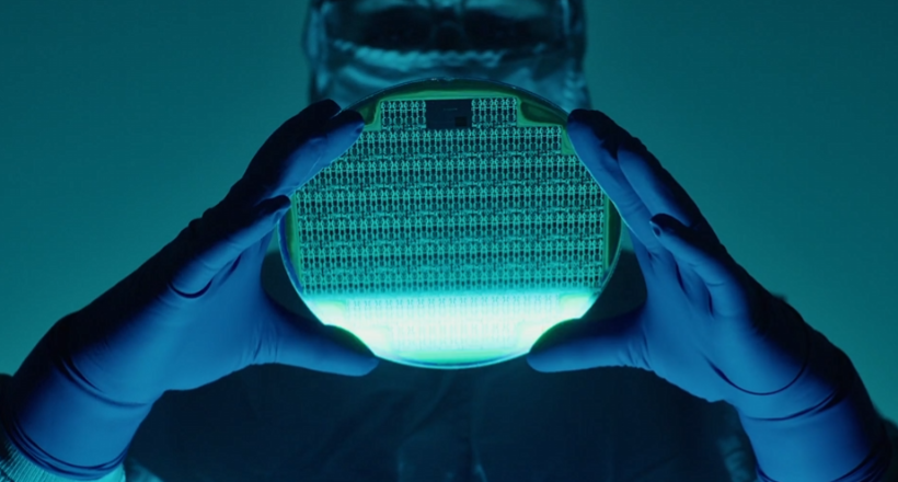 A microelectronics employee