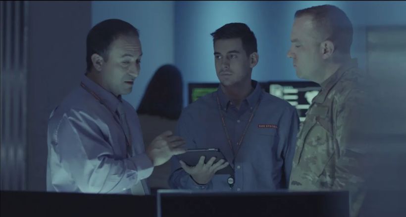 BAE Systems and the customer having a conversation.