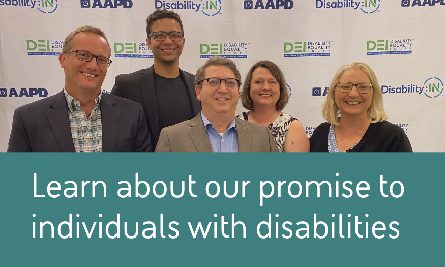 Learn about our promise to individuals with disabilities
