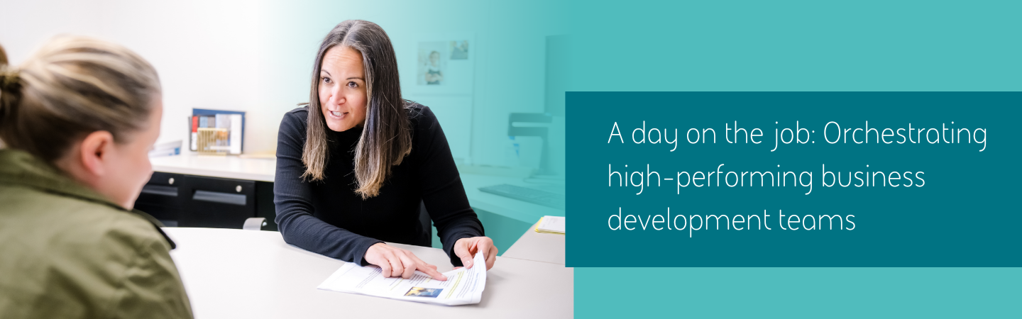 A day on the job: Orchestrating high-performing business development teams
