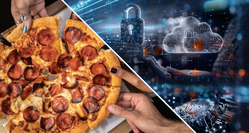 Pizza and intelligence rending for an intelligence & security event.