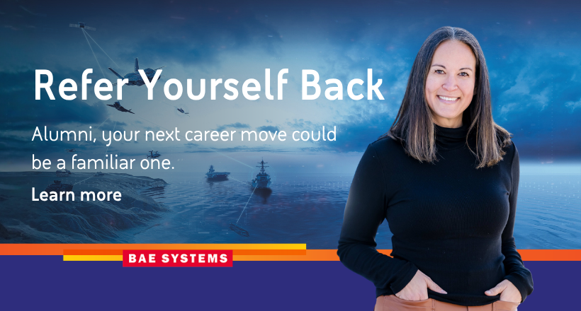 Alumni, explore our Refer Yourself Back Program. Your next career move could be a familiar one.