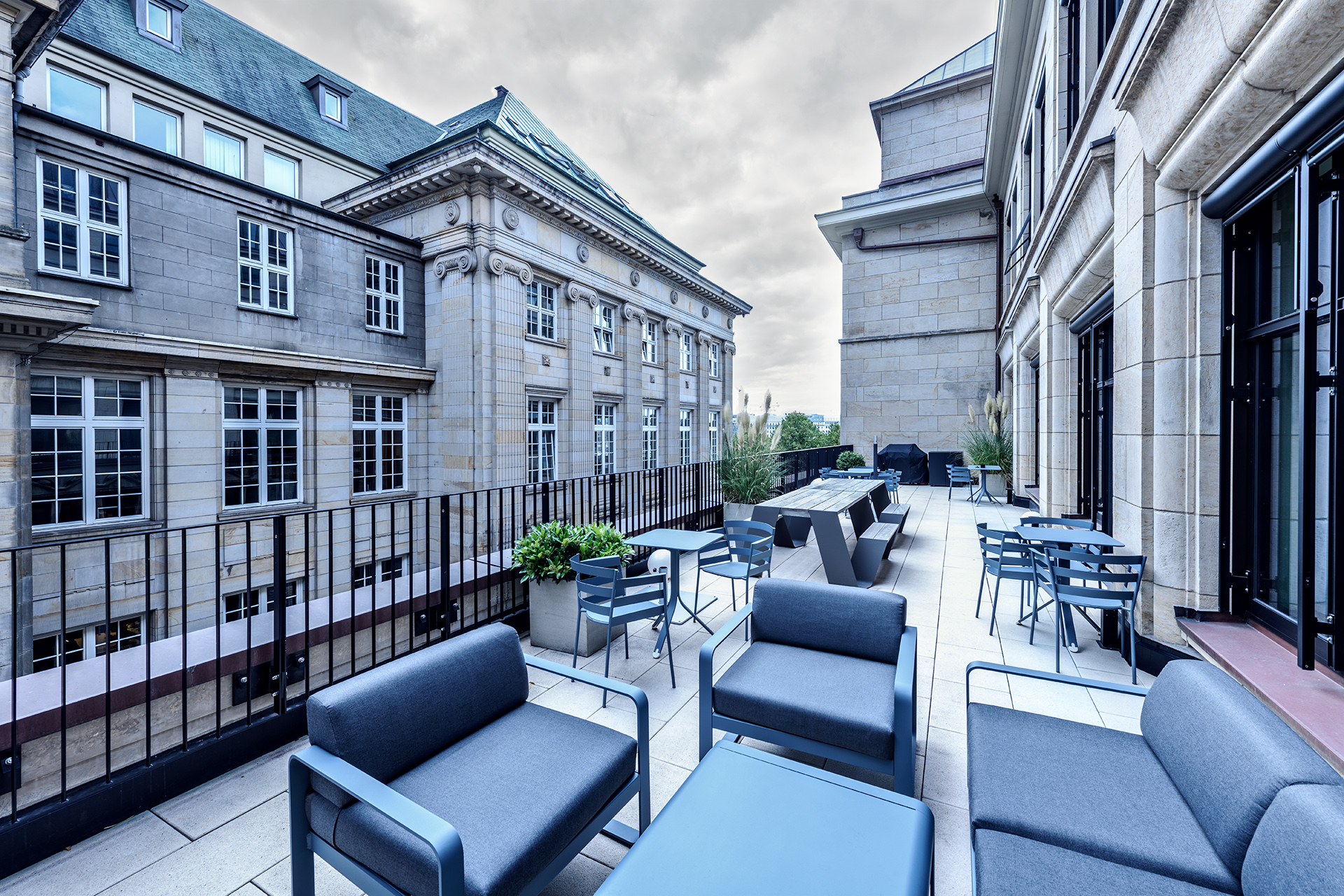 Office Foto Hamburg Dachterrasse
