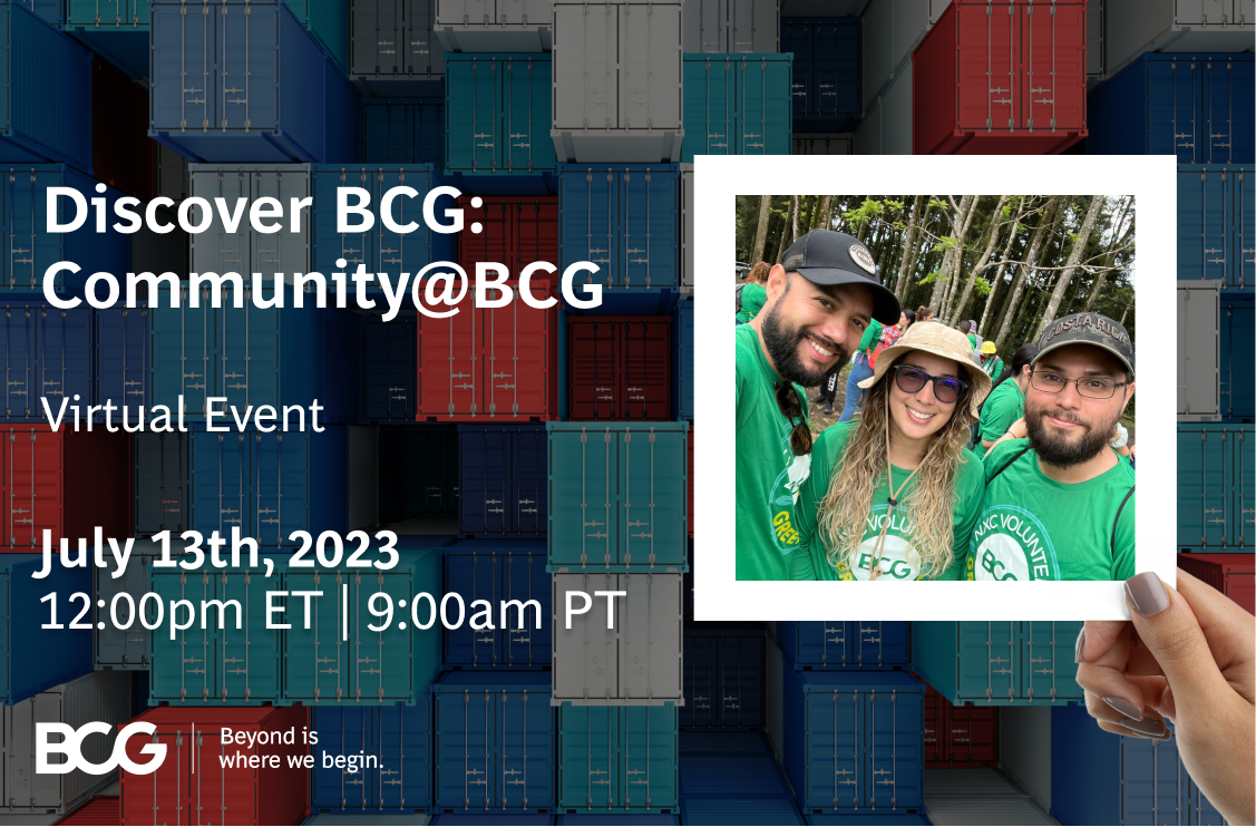 Advanced Degree Candidates | Students | BCG Careers